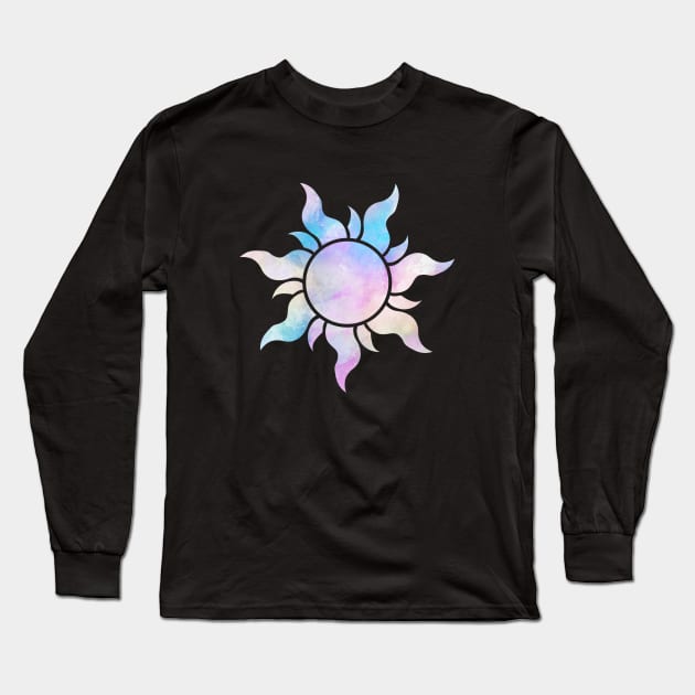 Watercolor Sun Long Sleeve T-Shirt by FandomTrading